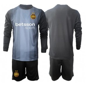 Inter Milan Goalkeeper Replica Home Stadium Kit for Kids 2025-26 Long Sleeve (+ pants)